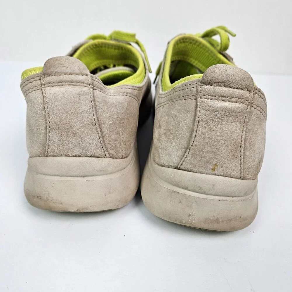 Dansko Elise Tan Perforated Suede Sneaker Walking Shoe EU 38/US 7.5-8
